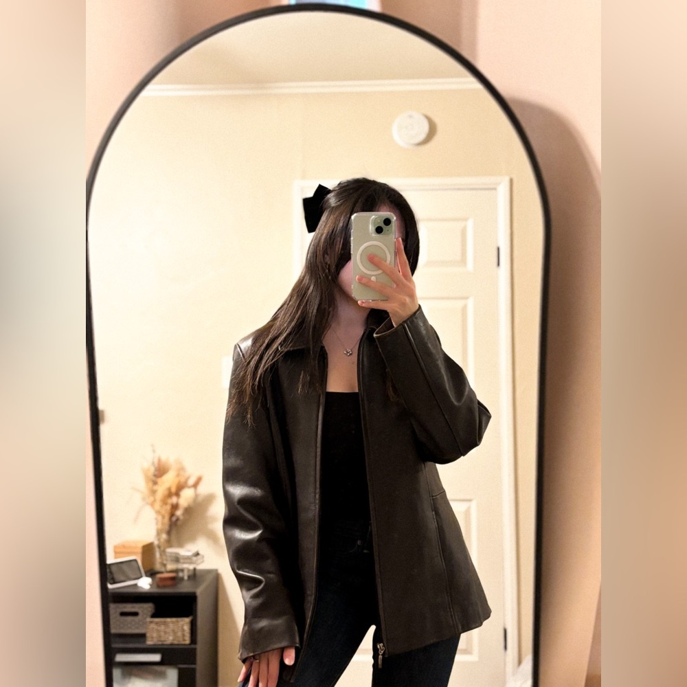 Liz Claiborne | Genuine Leather Jacket